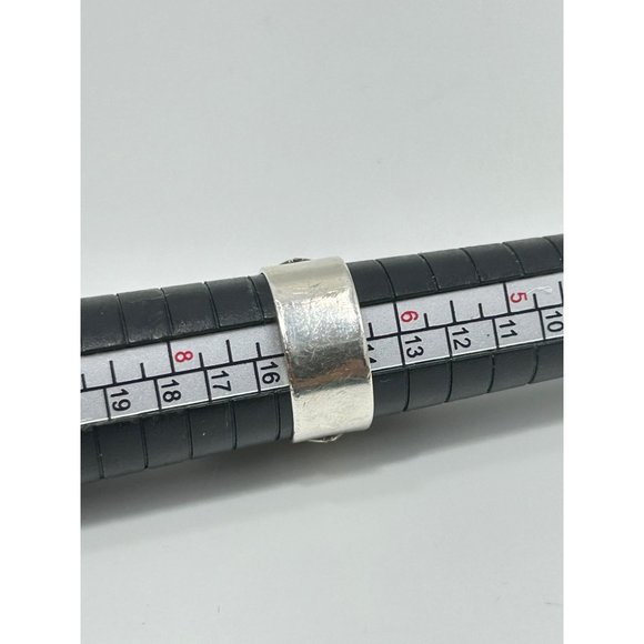 Colorful Natural Spiny Oyster Turquoise Gemstone Ring Size 6.75 Sterling Silver - Picture 8 of 8